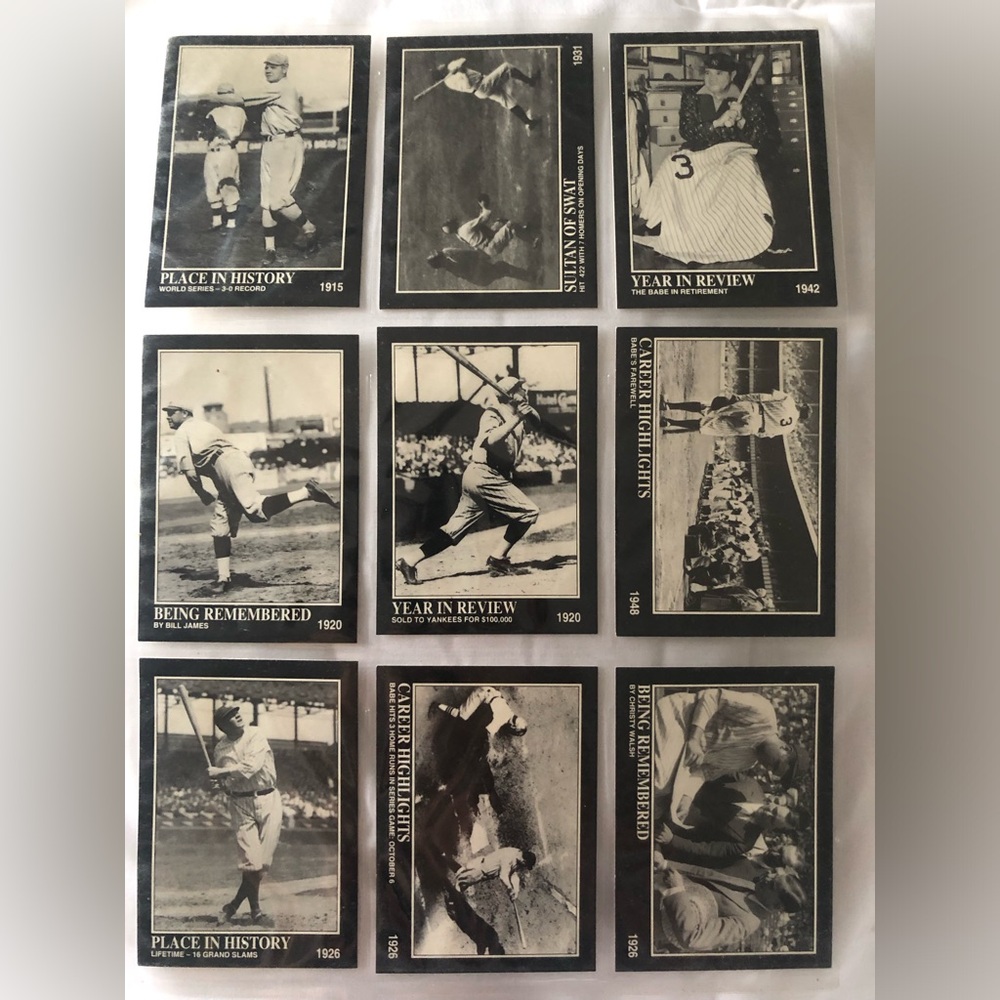 Babe Ruth baseball card - Picture 3 of 3